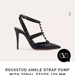 Valentino Rockstud Ankle Strap
